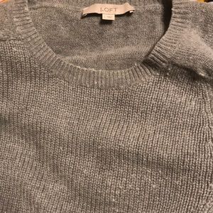 Loft Gray Knitted Sweater